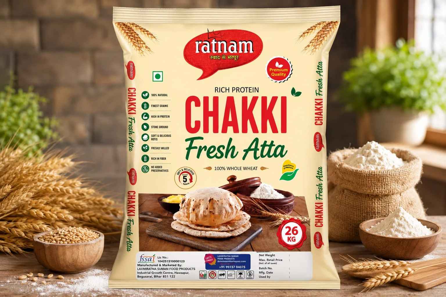 Premium Chakki Atta